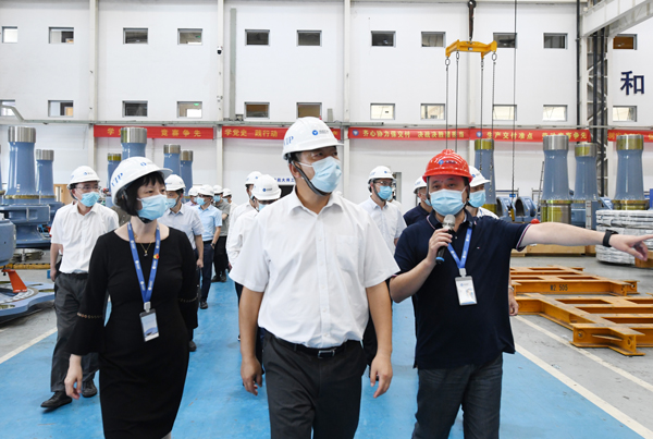 杭州市副市长柯吉欣一行调研918博天堂股份