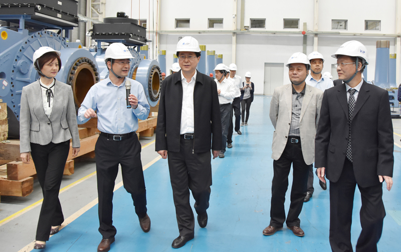 浙江省委副书记、省长车俊一行莅临我司视察
