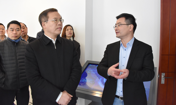 杭州市委常委、余杭区委书记毛溪浩一行莅临我司考察调研