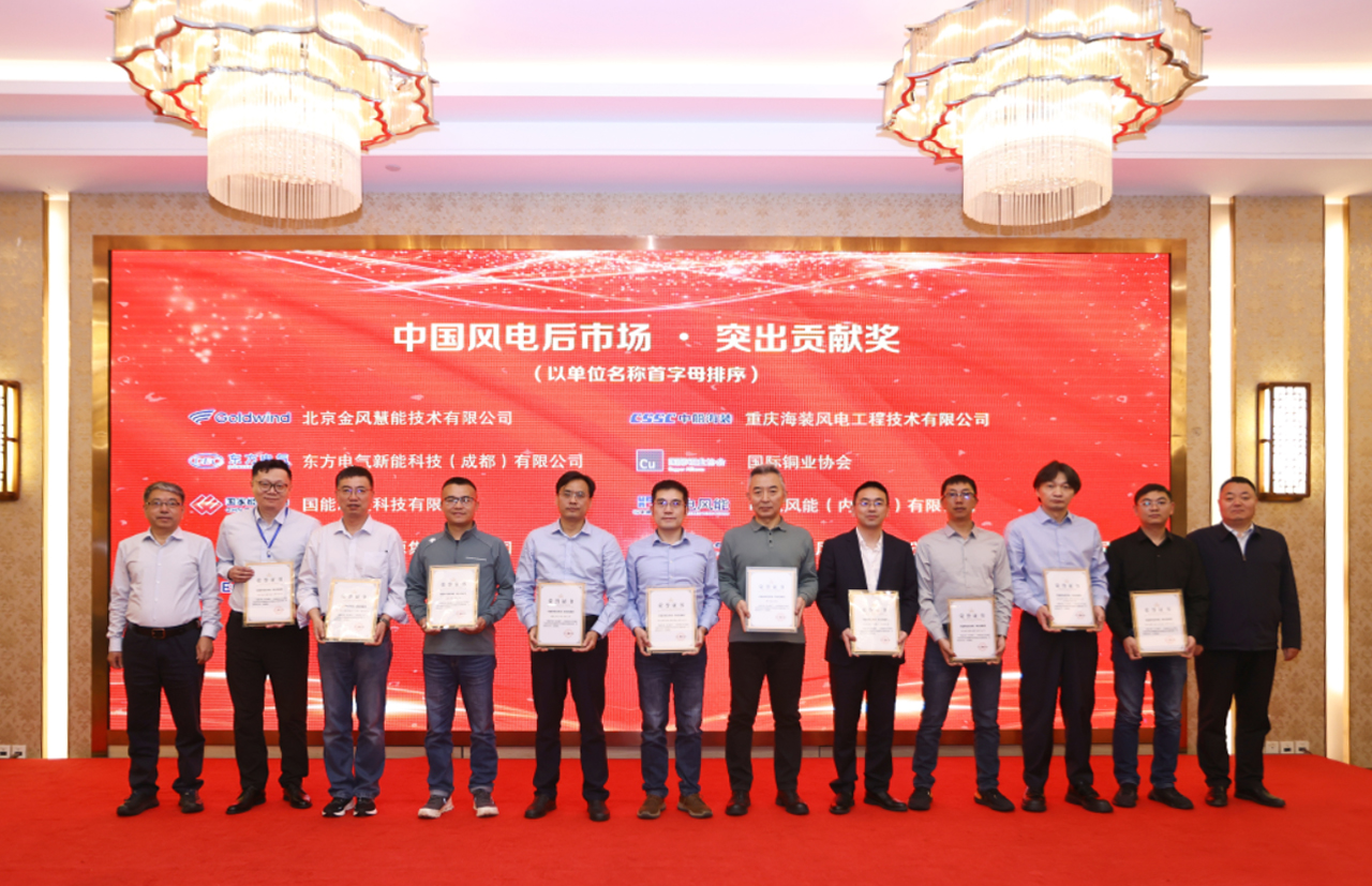 【喜报】918博天堂股份荣获&ldquo;中国风电后市场&middot;突出贡献奖&rdquo;
